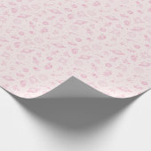 Niedliches kosmisches Muster Geschenkpapier (Ecke)