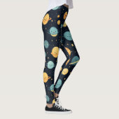 Niedliches Kosmos-Muster Leggings (Rechts)