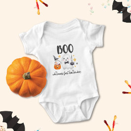 Niedliches Kostüm Spooky Ghost Pumpkin Halloween Baby Strampler