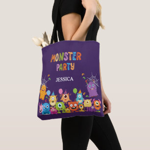 Niedliches Kostümmonster-Halloween-Party für Kinde Tasche