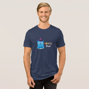 Niedliches Kostümmonster-Halloween-Party für Kinde Tri-Blend Shirt