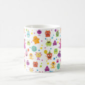 Niedliches Kostümmonster-Halloween-Party-Muster Kaffeetasse (Mittel)
