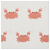 Niedliches Krabbengewebe Stoff (Muster)