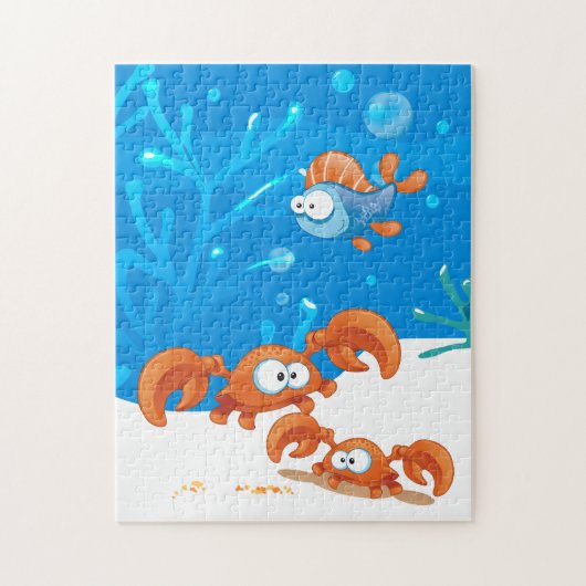 Niedliches Krabbenpuzzle Puzzle (Vertikal)
