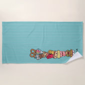 Niedliches Kram-Nahrungsmittelbadetuch Strandtuch (Vorderseite)