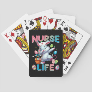 Niedliches Krankenleben Abenteuer Ostern Spielkarten