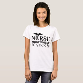 Niedliches Krankenpflege-Zitat: Krankenschwester T-Shirt