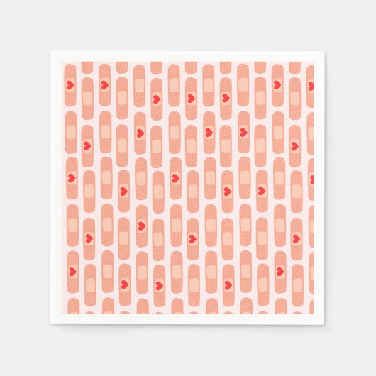 Niedliches Krankenpflegepapier Napkins Serviette (Vorderseite)