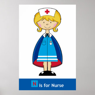 Niedliches Krankenpflegesposter Poster