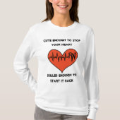 Niedliches Krankenschwester-Shirt T-Shirt (Vorderseite)