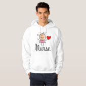 Niedliches Krankenschwester-Sweatshirt Hoodie (Vorne ganz)