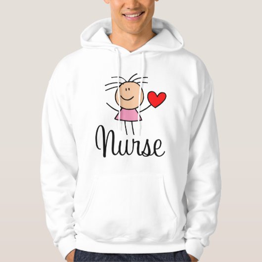 Niedliches Krankenschwester-Sweatshirt Hoodie (Vorderseite)