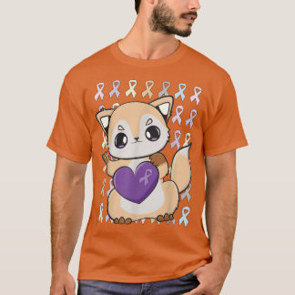 Niedliches Krebsbewusstsein für Lavendel und Krebs T-Shirt