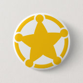Niedliches Kreissheriff-Abzeichen Button (Vorderseite)