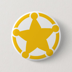 Niedliches Kreissheriff-Abzeichen Button
