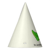 Niedliches Krokodil-Liebe Cartoon Mädchenname Gebu Partyhütchen (Links)