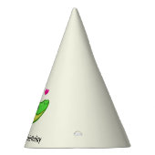 Niedliches Krokodil-Liebe Cartoon Mädchenname Gebu Partyhütchen (Rechts)