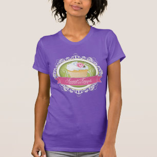 Niedliches Kuchen-Butike-Shirt T-Shirt