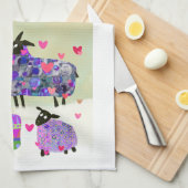 Niedliches Küchentuch (Viertel Falte)