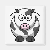 Niedliches Kuhmagnet Magnet (Vorne)