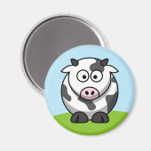 Niedliches Kuhmagnet Magnet (Vorderseite/Rückseite)