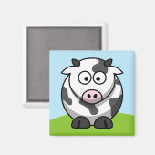 Niedliches Kuhmagnet Magnet (Vorderseite/Rückseite)