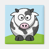 Niedliches Kuhmagnet Magnet (Vorne)