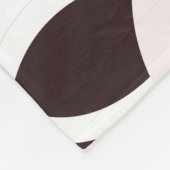 Niedliches Kuhmuster Fleecedecke (Ecke)