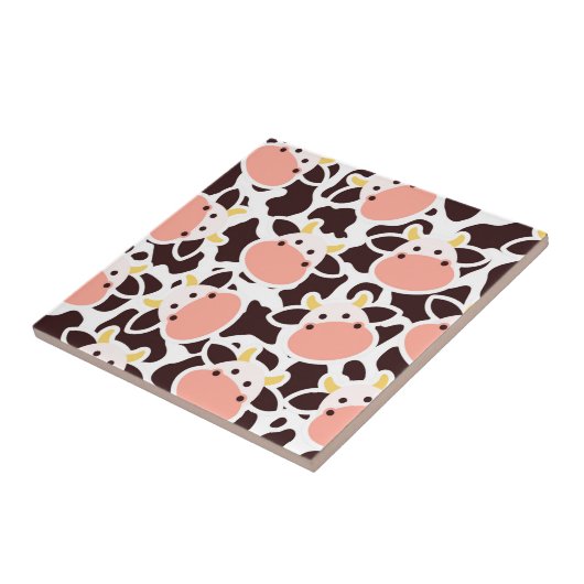 Niedliches Kuhmuster Fliese (Seite)