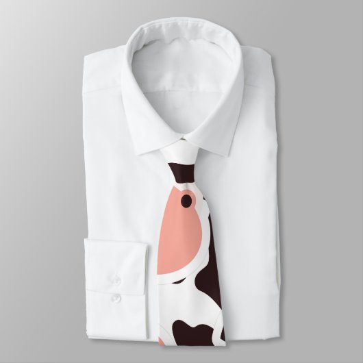 Niedliches Kuhmuster Krawatte (Gebunden)