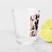 Niedliches Kuhmuster Schnapsglas (Links)