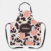 Niedliches Kuhmuster Schürze (Vorderseite)