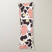 Niedliches Kuhmuster Seitenschläferkissen (Vorderseite Vertikal)