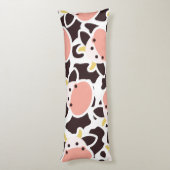 Niedliches Kuhmuster Seitenschläferkissen (Rückseite (Vertikal))
