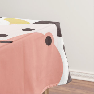 Niedliches Kuhmuster Tischdecke