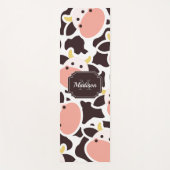 Niedliches Kuhmuster Yogamatte (Vorderseite)