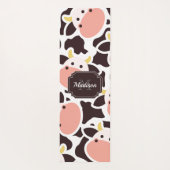 Niedliches Kuhmuster Yogamatte (Rückseite)