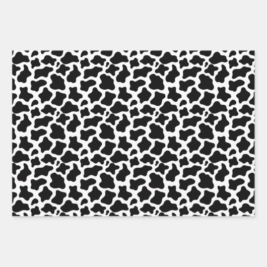 Niedliches Kuhprägemuster Bauer Geschenke Bauernti Geschenkpapier Set (Vorderseite)