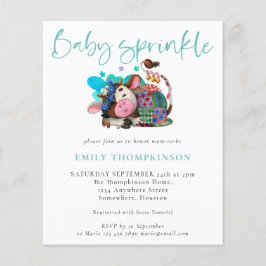 Niedliches Kuhschlafen Aquamarines Baby Sprinkle e