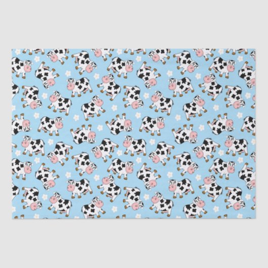 Niedliches Kuhtofferpapier Seidenpapier (Vorderseite)