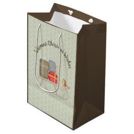 Niedliches Kundengremium Nordische Weihnachtsgesch Mittlere Geschenktüte