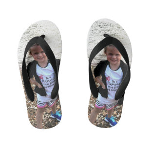 Niedliches kundenspezifisches Foto-Design Kinderbadesandalen