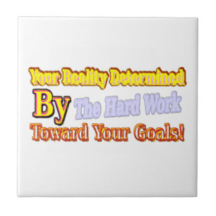 Niedliches Kunstdesign über "Ihre Realität". Kaufe Fliese