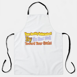 Niedliches Kunstdesign über "Ihre Realität". Kaufe Schürze