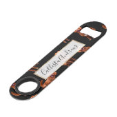 Niedliches Künstlerisches Golden Retriever Hundemu Speed Flaschenöffner (Vorderseite Schrägansicht)