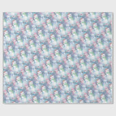 Niedliches Künstlerisches Weihnachtsfest Snowmen M Geschenkpapier (Flach)