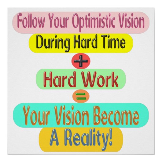 Niedliches Kunstwerk Design über "Erfolgsformel" k Poster (Vorderseite)