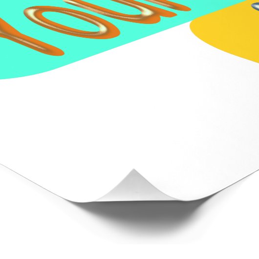 Niedliches Kunstwerk Design über "Erfolgsformel" k Poster (Ecke)