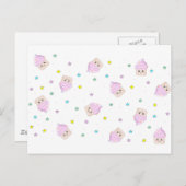 Niedliches Kuppelmuster Postkarte (Vorne/Hinten)