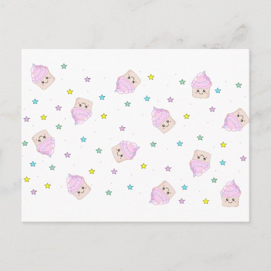 Niedliches Kuppelmuster Postkarte (Vorderseite)